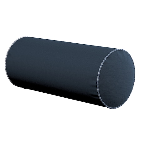 Poduszka wałek prosty, granatowy, Ø16 x 40 cm, Quadro
