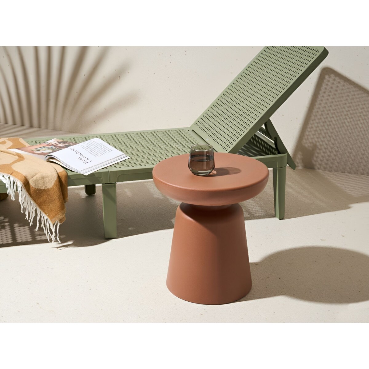 Stolik pomocniczy TOFET Złoty brąz