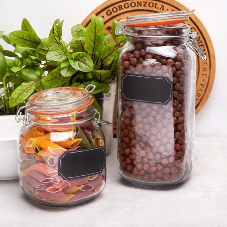 Słoik z etykietą do pisania kredą Chalk 2,1 L wek