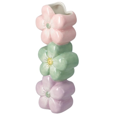 Wazon ceramiczny wielokolorowy 23x8x6 cm FUGALAU-2