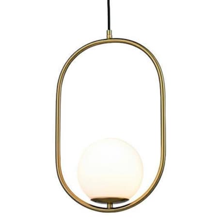 Eliptyczna lampa wisząca Aurelia MSE010100302 złota