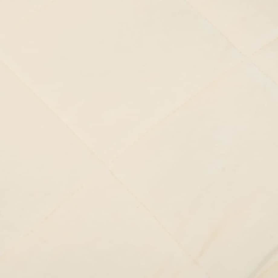 vidaXL Koc obciążeniowy, kremowy, 200x200 cm, 13 kg, tkanina