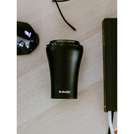 Kubek bez ucha Dr.Bacty Apollo 227 ml - Not yet - czarny