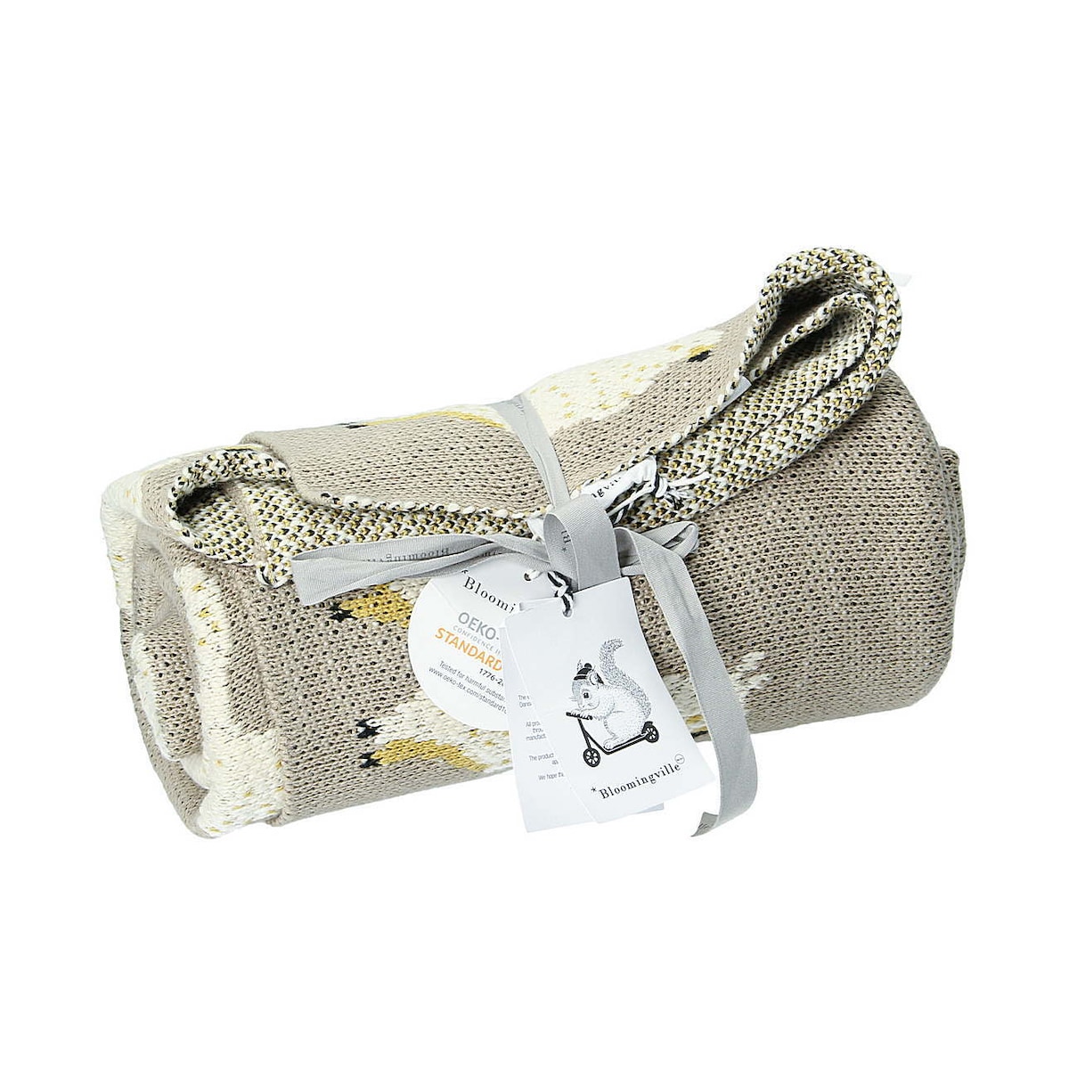 Pled Lama gray, 80x100cm