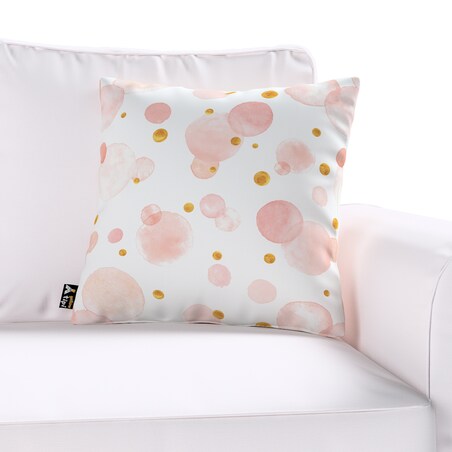 Poszewka Milly 60x60 ecru-różowy
