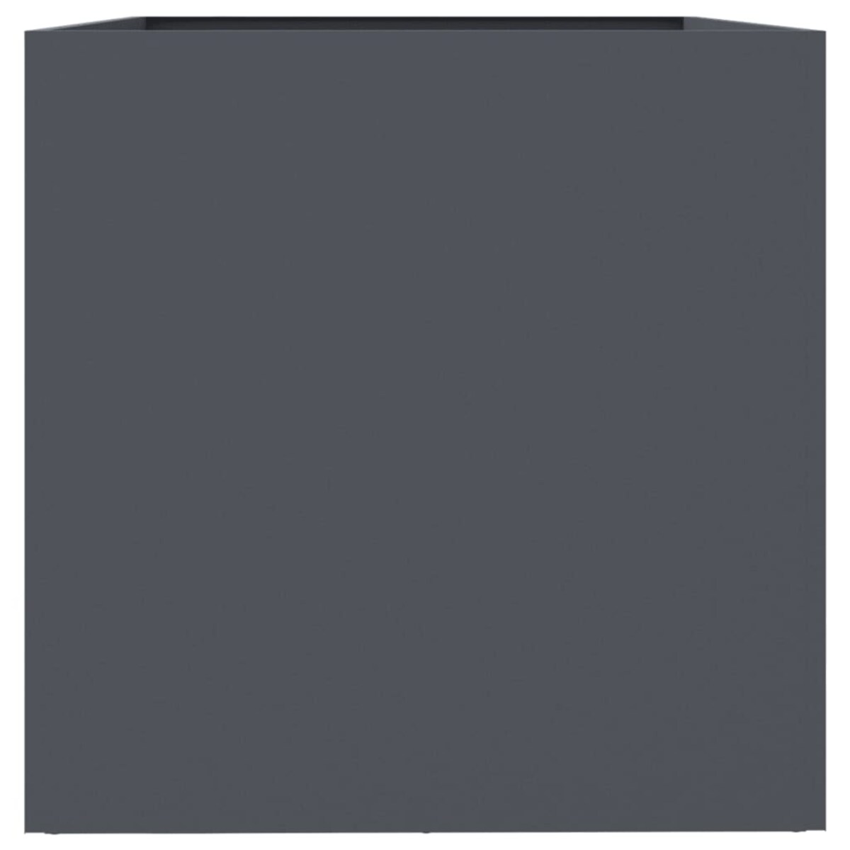 vidaXL Donica, antracytowa, 62x47x46 cm, stal