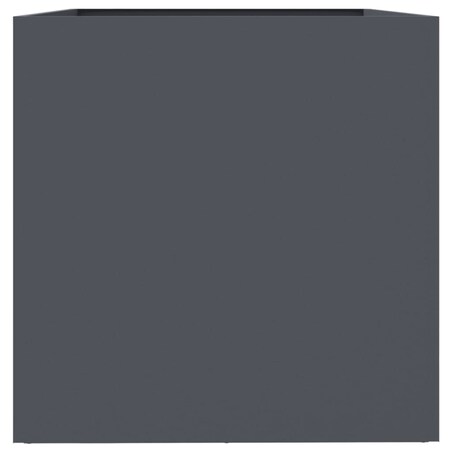 vidaXL Donica, antracytowa, 62x47x46 cm, stal