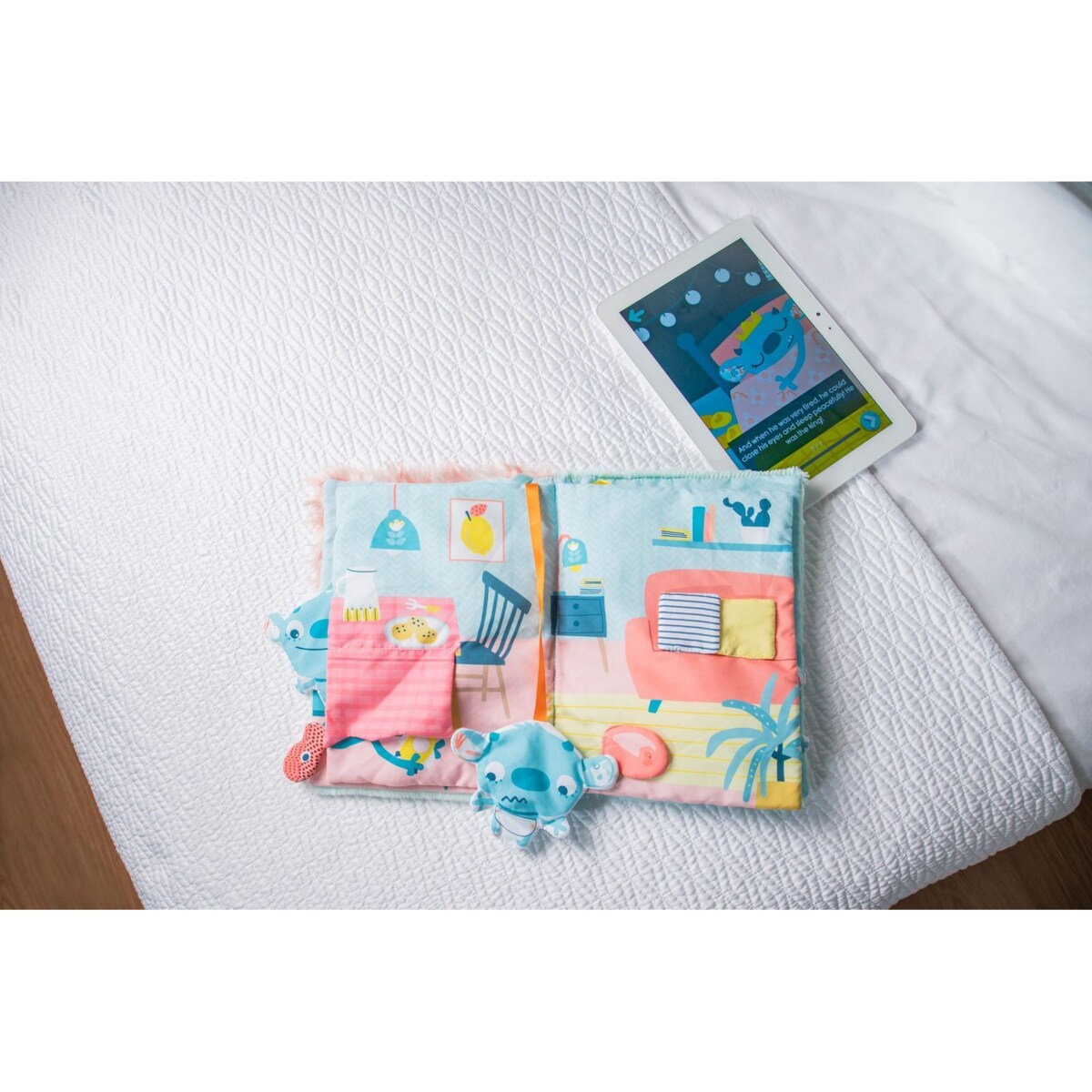 Książka edukacyjna, sensoryczna - czynności codzienne