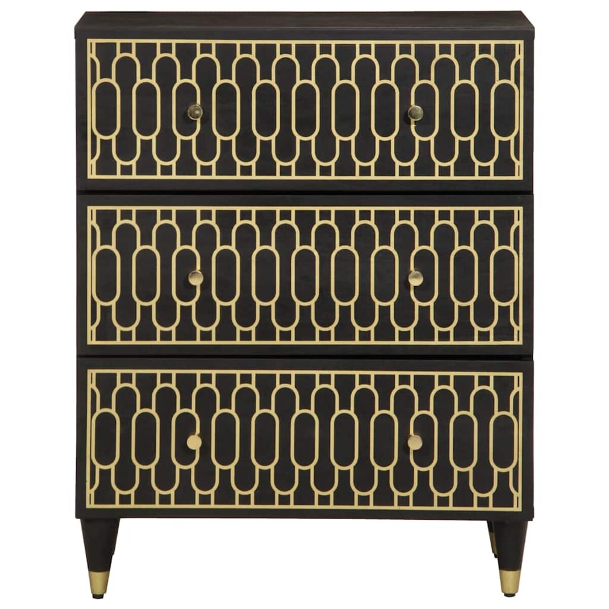 vidaXL Szafka, 60x33x75 cm, lite drewno mango