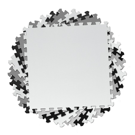 Duża mata piankowa puzzle piankowe 180x180cm 9szt Ricokids szachownica