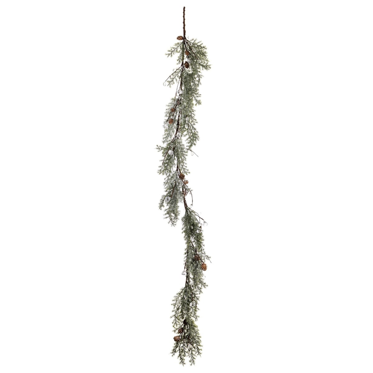 Girlanda długa 150x20x10 cm PULA-4 biało-zielono-brązowa