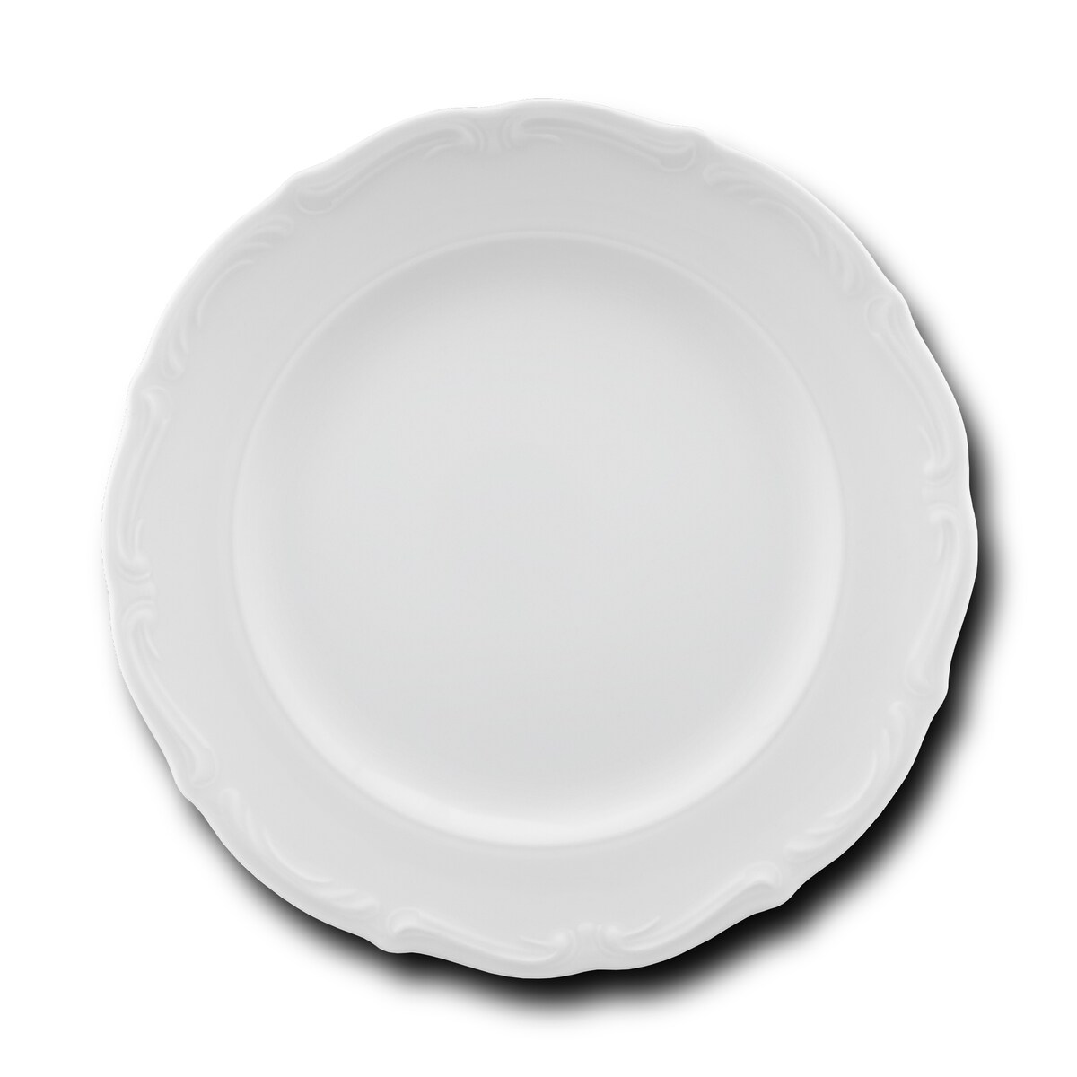 Talerz płytki 19 cm Maria Teresa biała C001
