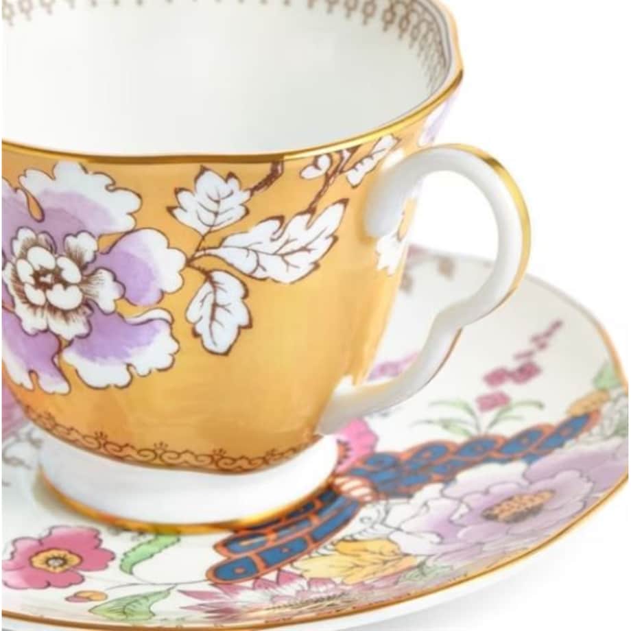 Filiżanka do herbaty ze spodkiem Flower Bouquet Butterfly Bloom Wedgwood