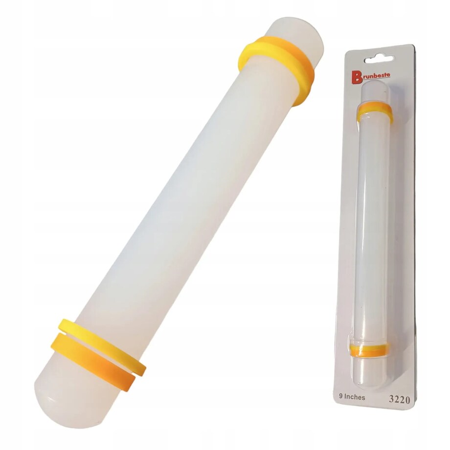 Wałek prosty do mas cukrowych marcepanowych 30cm BRUNBESTE