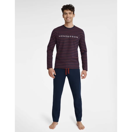 Piżama Umbra 40959-59X Granatowa Granatowy, XXL