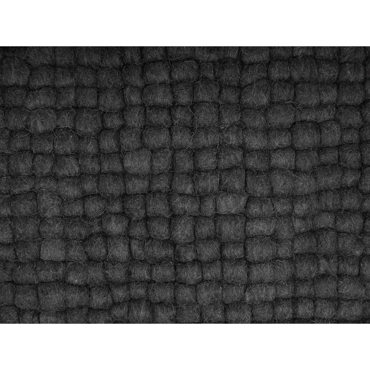 Dywan z filcowych kulek 160 x 230 cm ciemnoszary AMDO