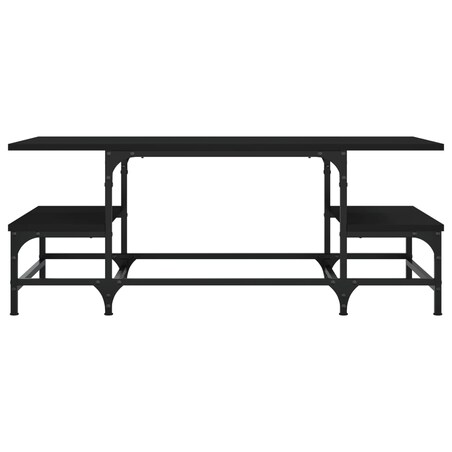vidaXL Stolik kawowy, czarny, 100x50,5x40 cm, materiał drewnopochodny