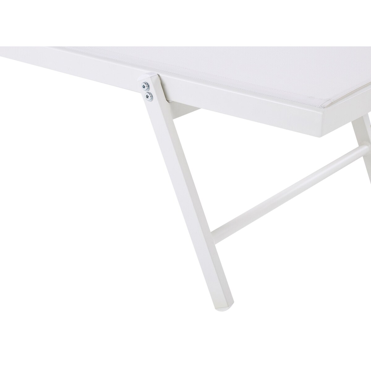 Leżak ogrodowy biały PORTOFINO