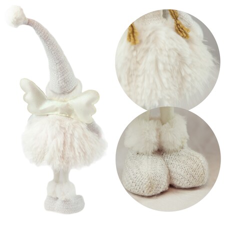 Aniołek Figurka Stojący 50 Cm Świąteczny Boże Narodzenie Biała Czapka