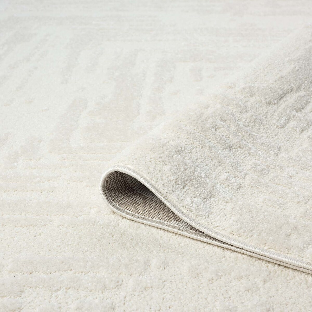 Dywan nowoczesny minimalistyczny high low Flaire 1710 krem 80x300