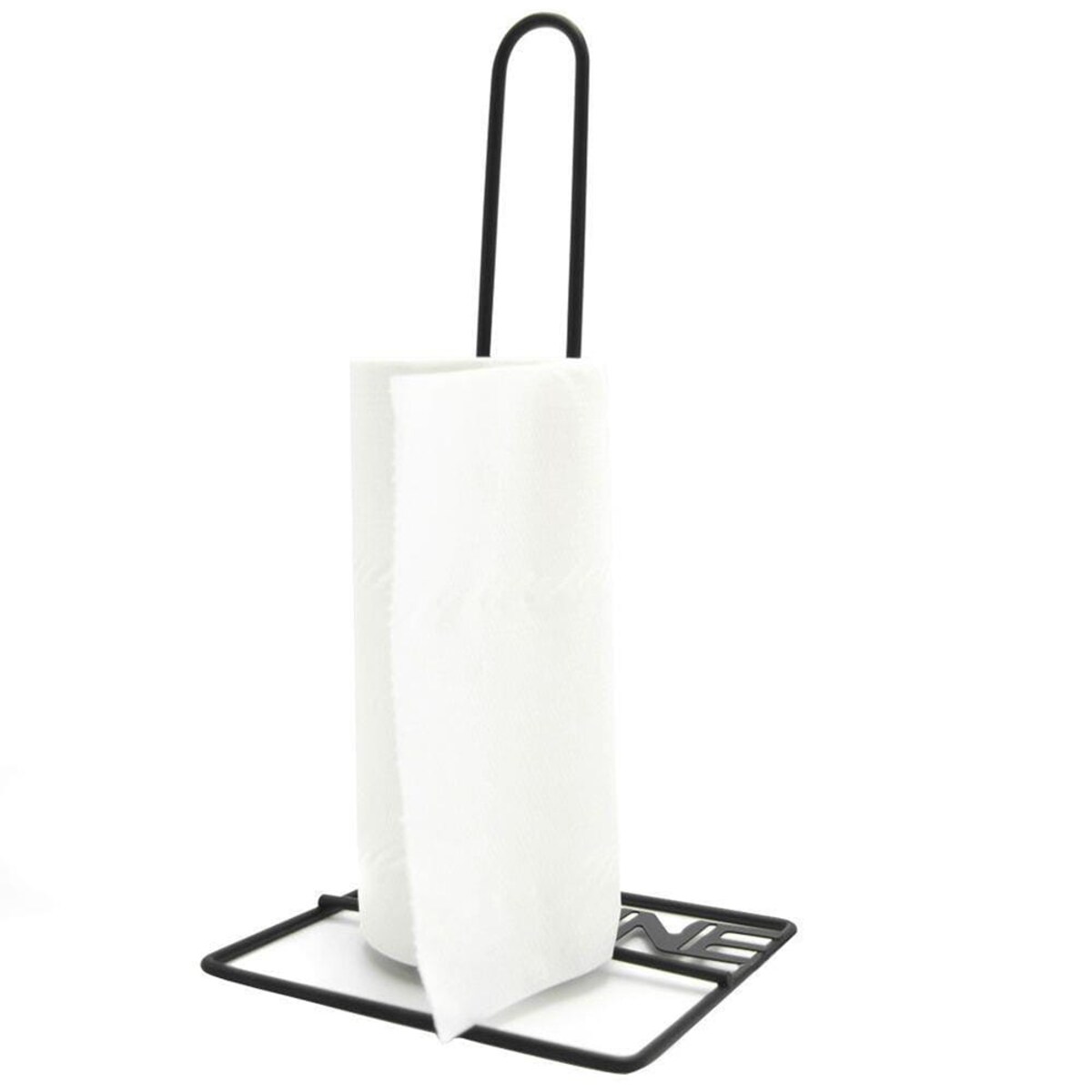 Wyjątkowy metalowy wieszak na ręczniki kuchenne Markowy Houseware w kolorze czarnym