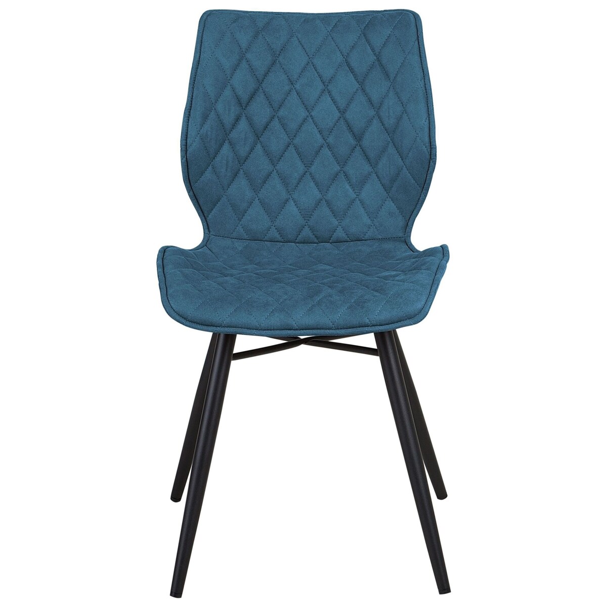 Zestaw 2 krzeseł do jadalni niebieski LISLE