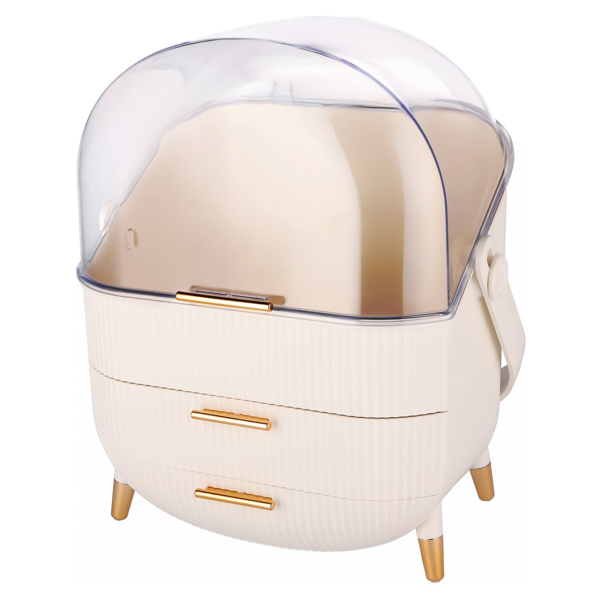 Organizer na kosmetyki XL kosmetyczka beżowa