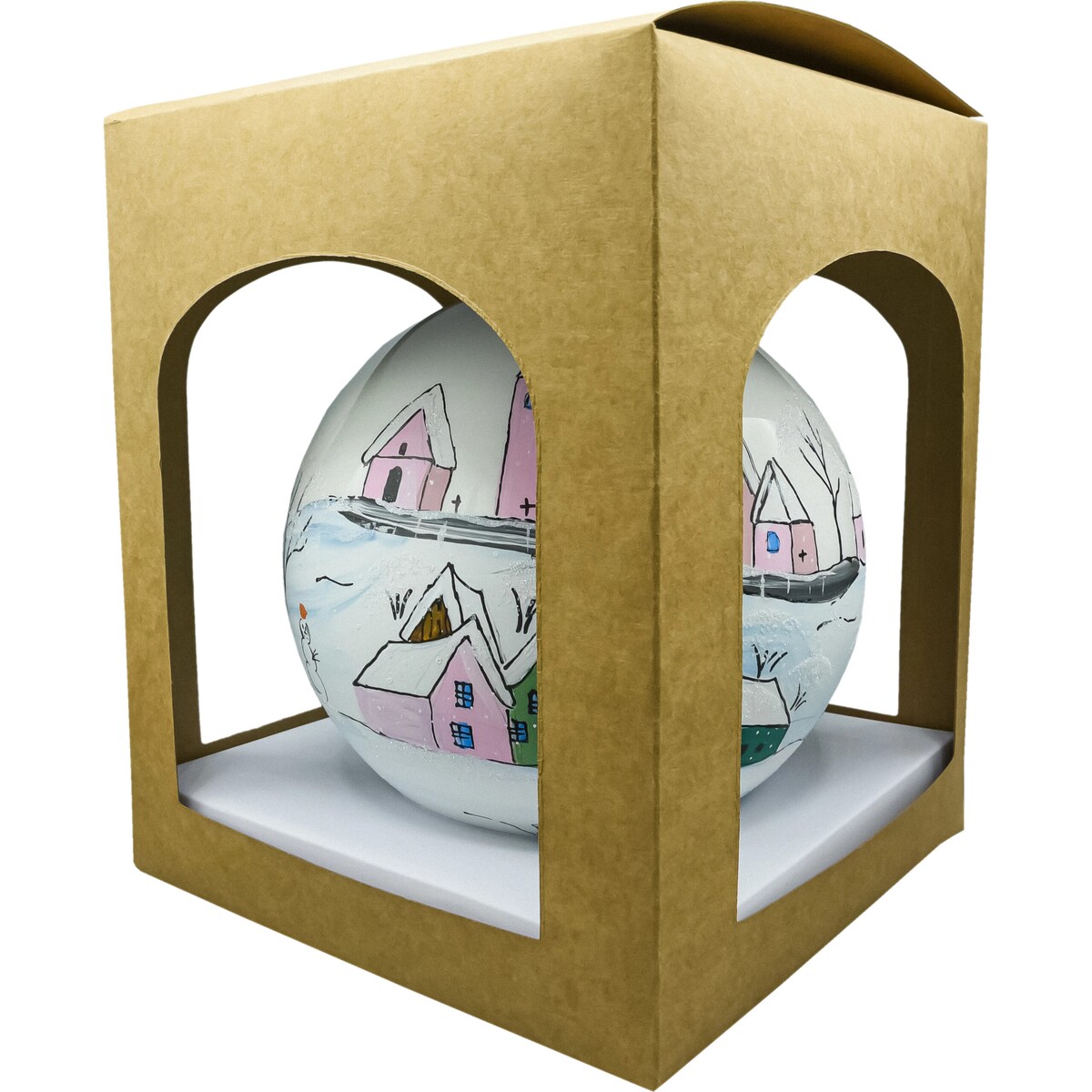 Bombka okrągła duża: motyw czeskiej bajki