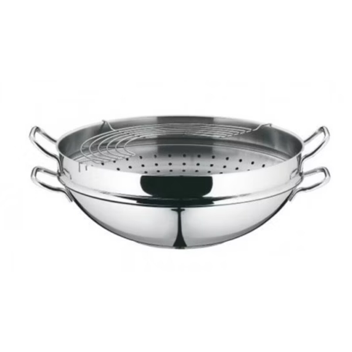 Wok z wkładem do gotowania na parze Macao, 36 cm, WMF