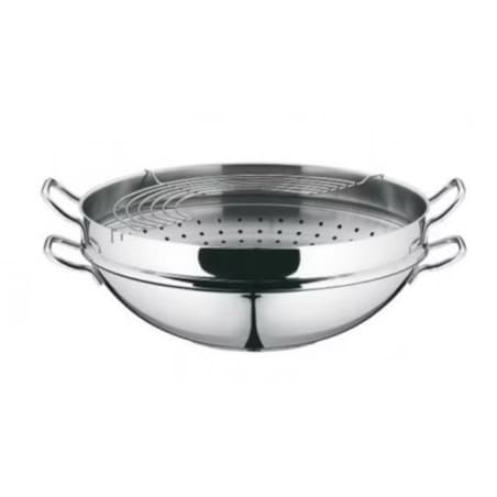 Wok z wkładem do gotowania na parze Macao, 36 cm, WMF
