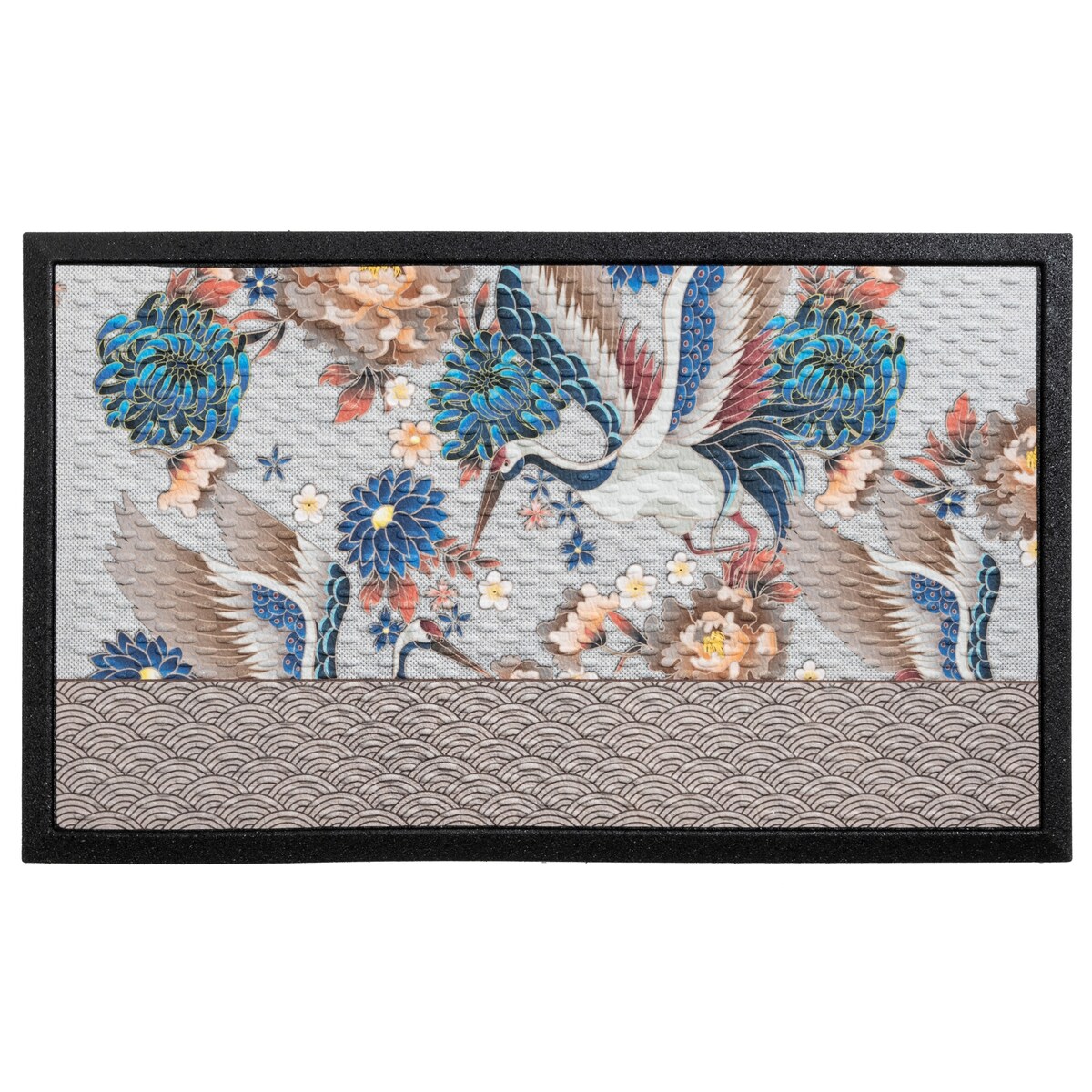 Wycieraczka wejściowa 45x75cm Soft Step Lima Oriental Birds Wielokolorowy