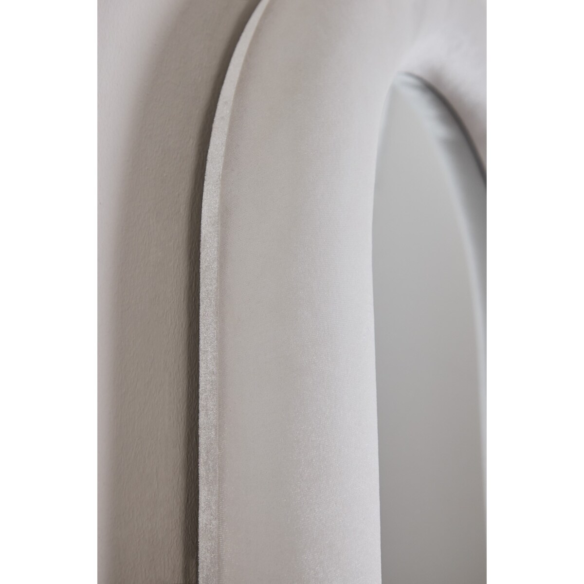 Lustro owalne w aksamitnej ramie Oval 160x60 cm