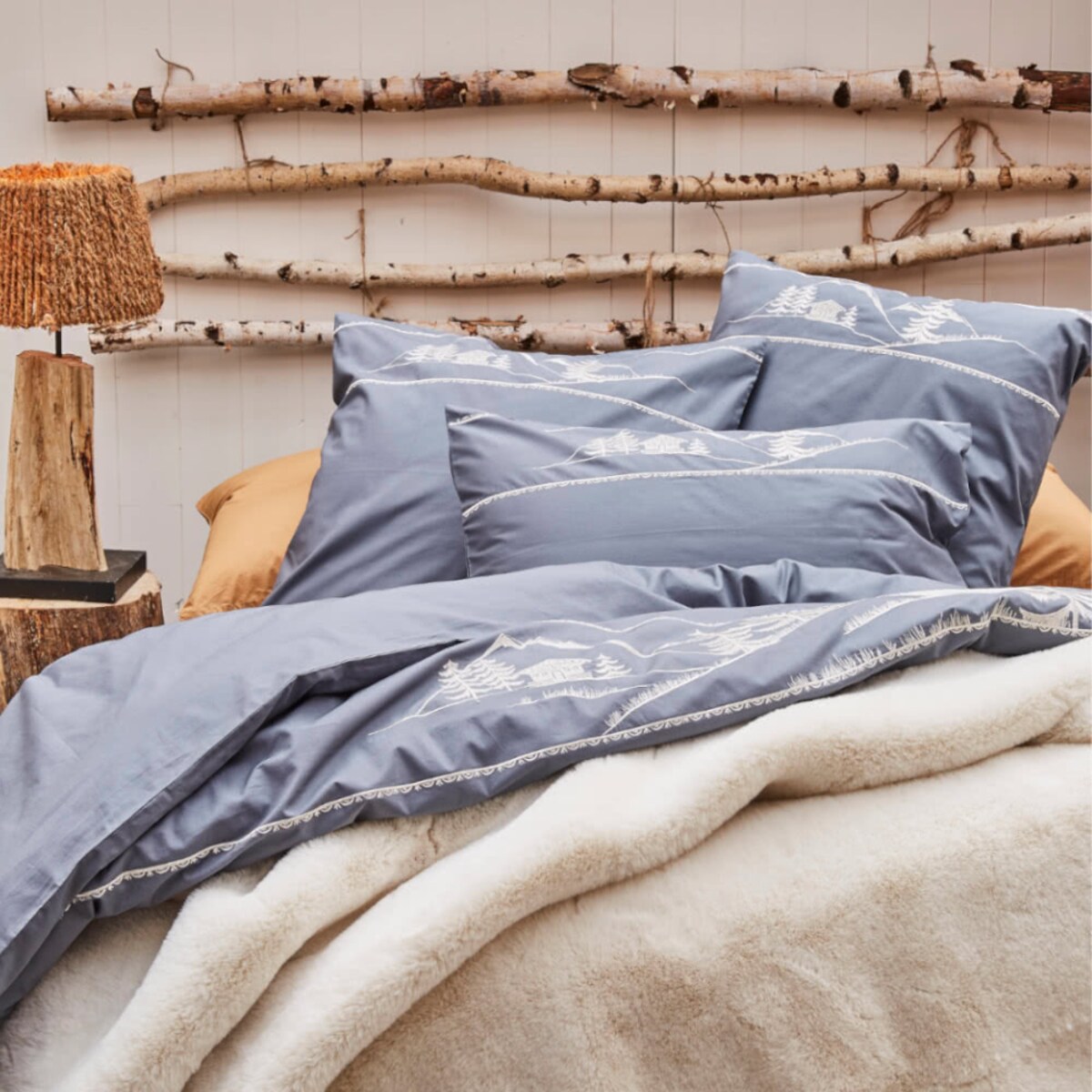 Pościel Chalet d'alpage Sylvie Thiriez 200x220 cm 50x70 cm