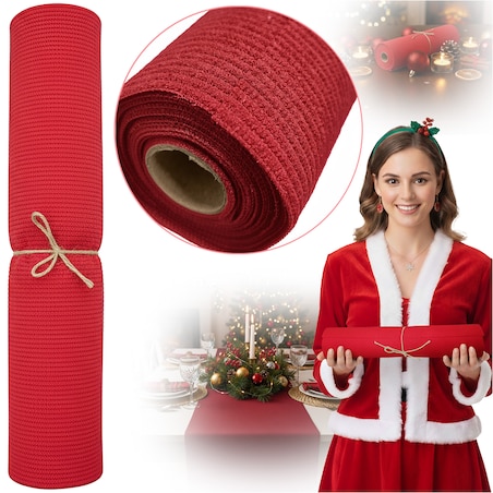 Bieżnik Świąteczny Na Stół Obrus 200X28 Dekoracyjny Ozdobny Na Święta