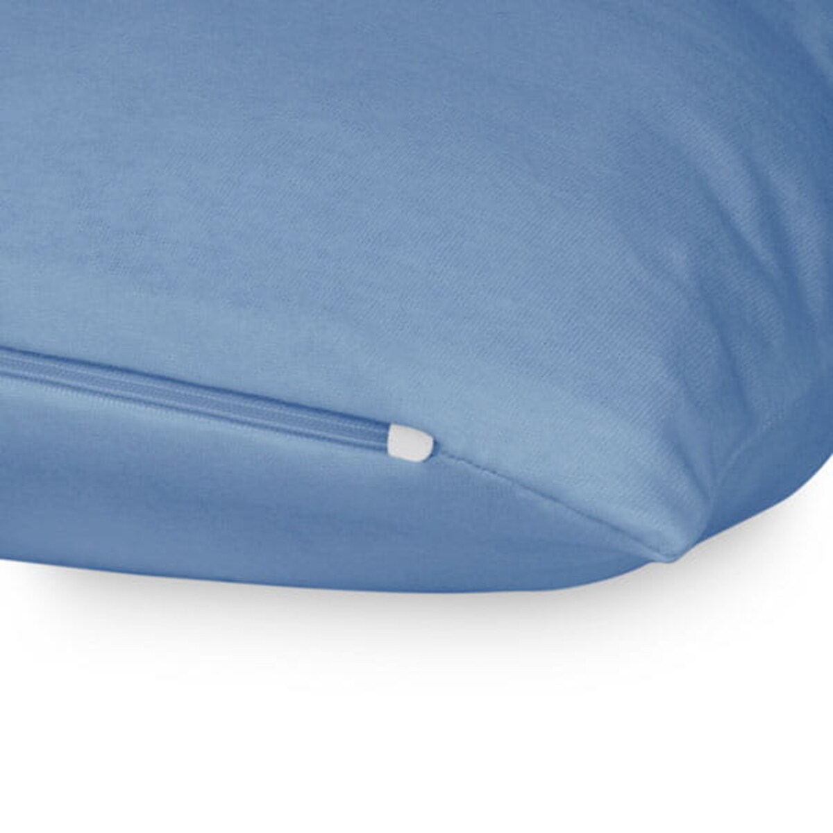 Poszewka jersey 40x40 kolor niebieski