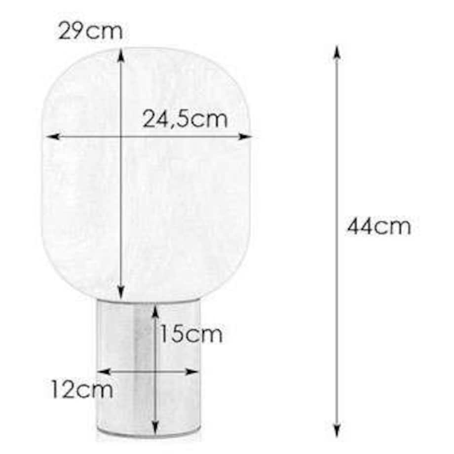 Modernistyczna LAMPA stołowa BROOKLYN 107868 Markslojd stojąca LAMPKA biurkowa tuba mosiądz biała