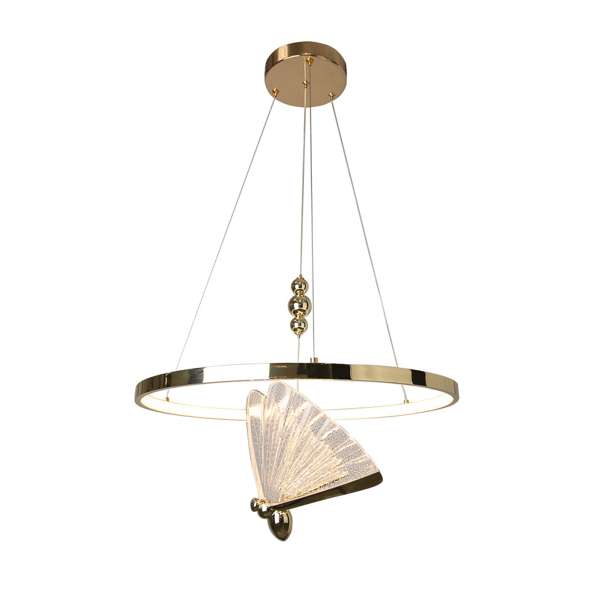 Lampa wisząca Light Prestige Marissa złoty LED CCT 3000K/4000K/6000K (regulowana) 1 szt.