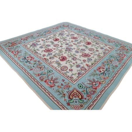 Obrus Na Stół 100X100 Cm Ozdobny Dekoracyjny Ethno Azure