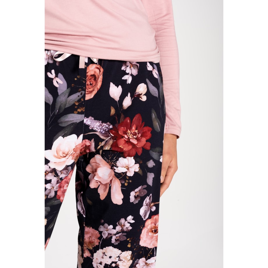 Piżama Chance Pink-Navy, S