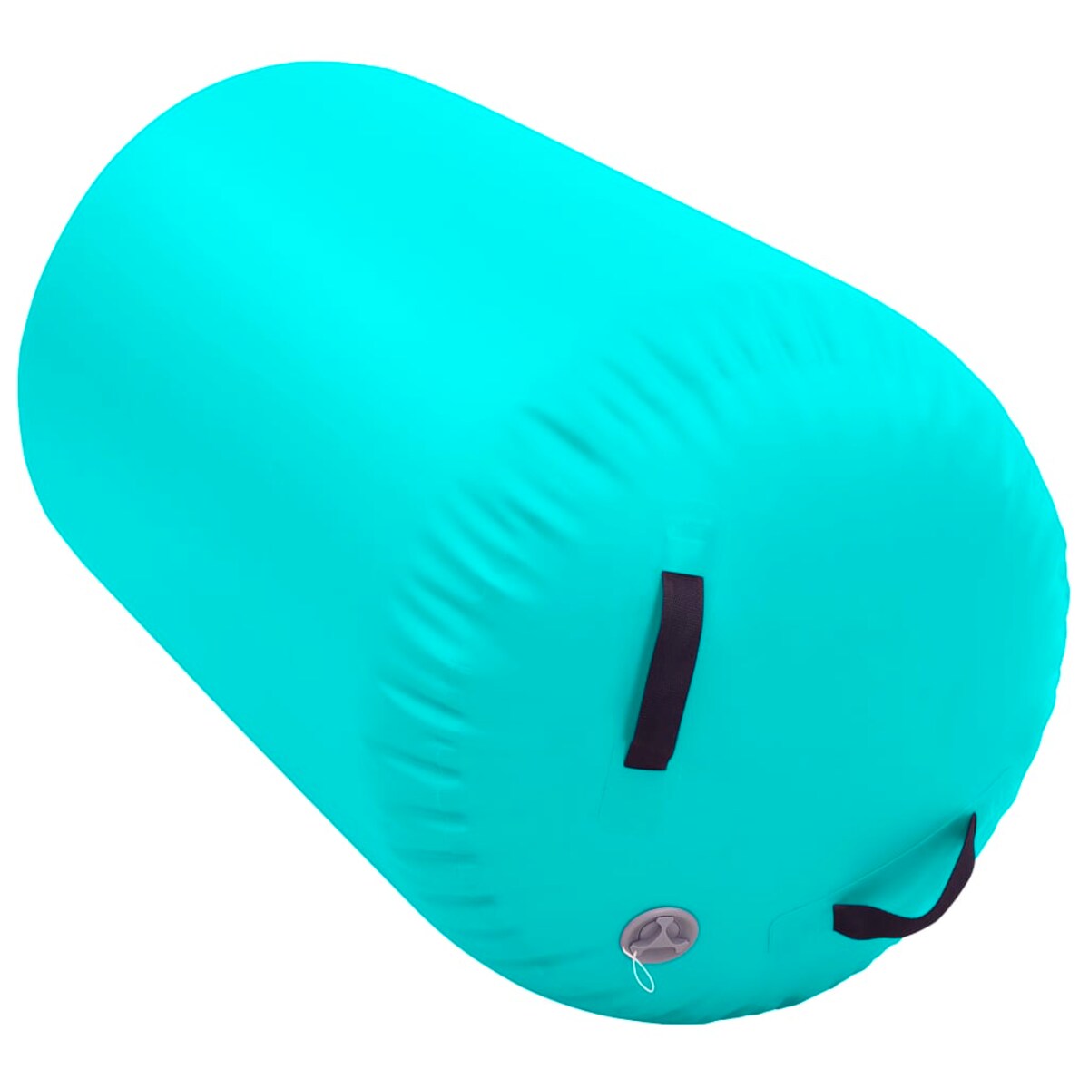 vidaXL Dmuchany wałek gimnastyczny z pompką, 100x60 cm, PVC, zielony