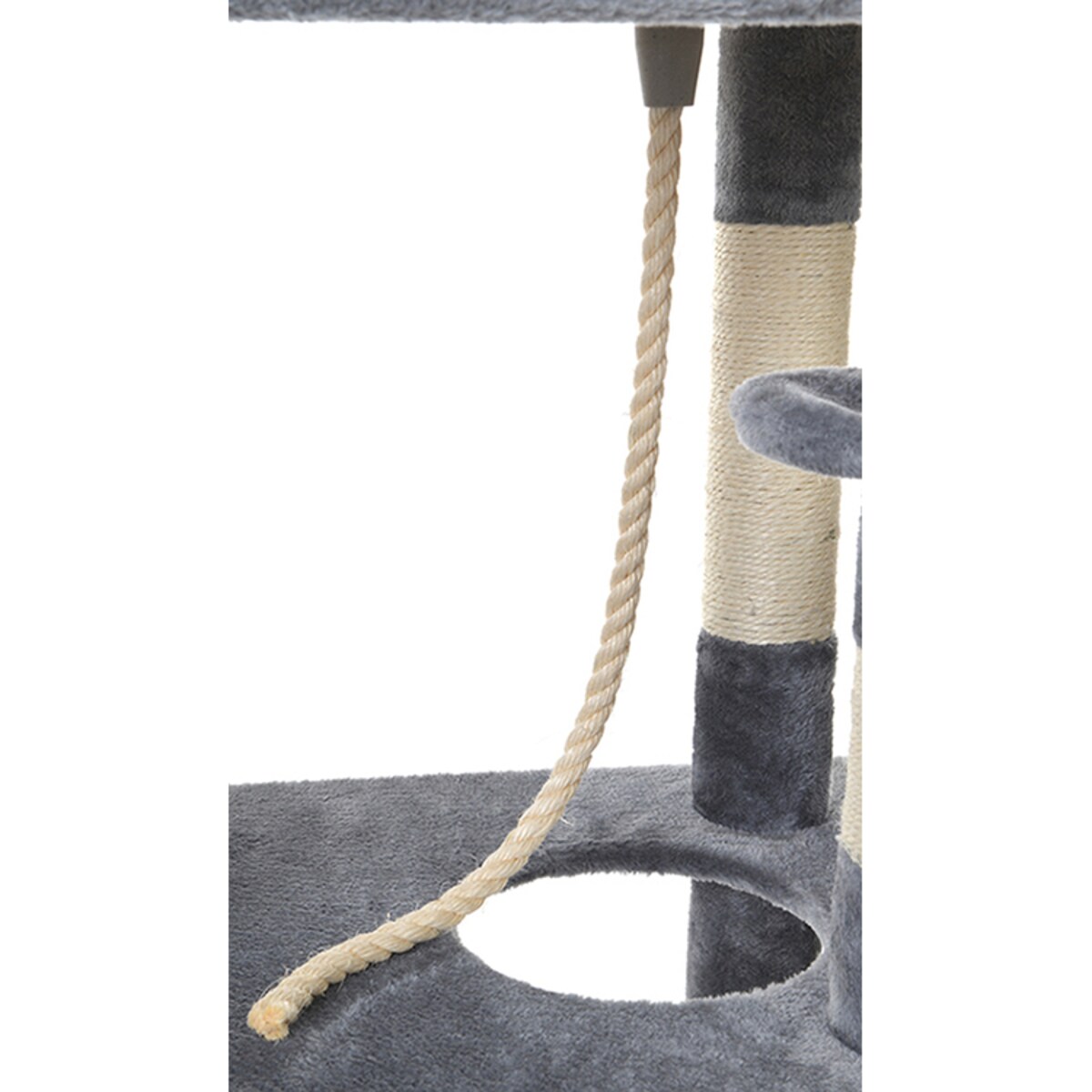 Drapak dla kota wieża legowisko domek z hamakiem 141 cm Funfit