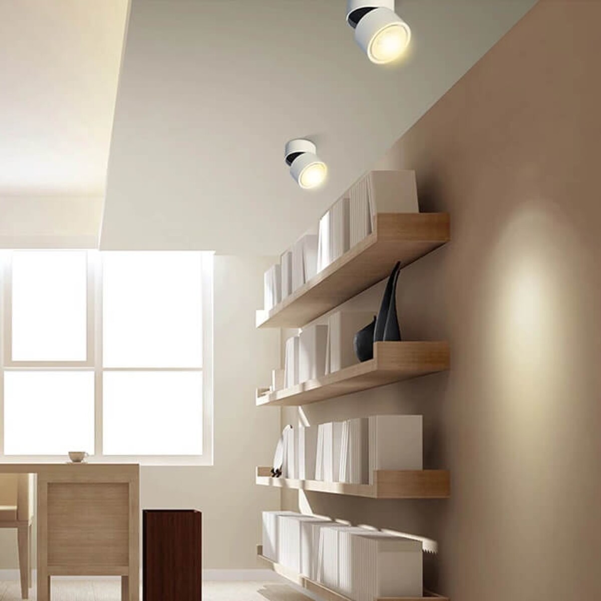 Spot LAMPA sufitowa ALIDOR MZTD-W-12-20WW Abigali metalowa OPRAWA regulowana LED 12W 3000K reflektorek biały