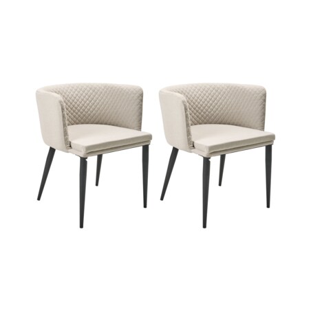 Zestaw 2 krzeseł ogrodowych LIMASSON Beżowy