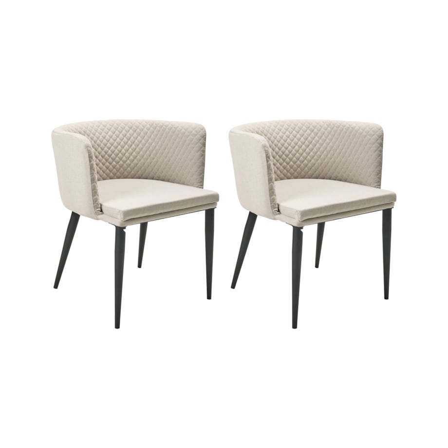 Zestaw 2 krzeseł ogrodowych LIMASSON Beżowy