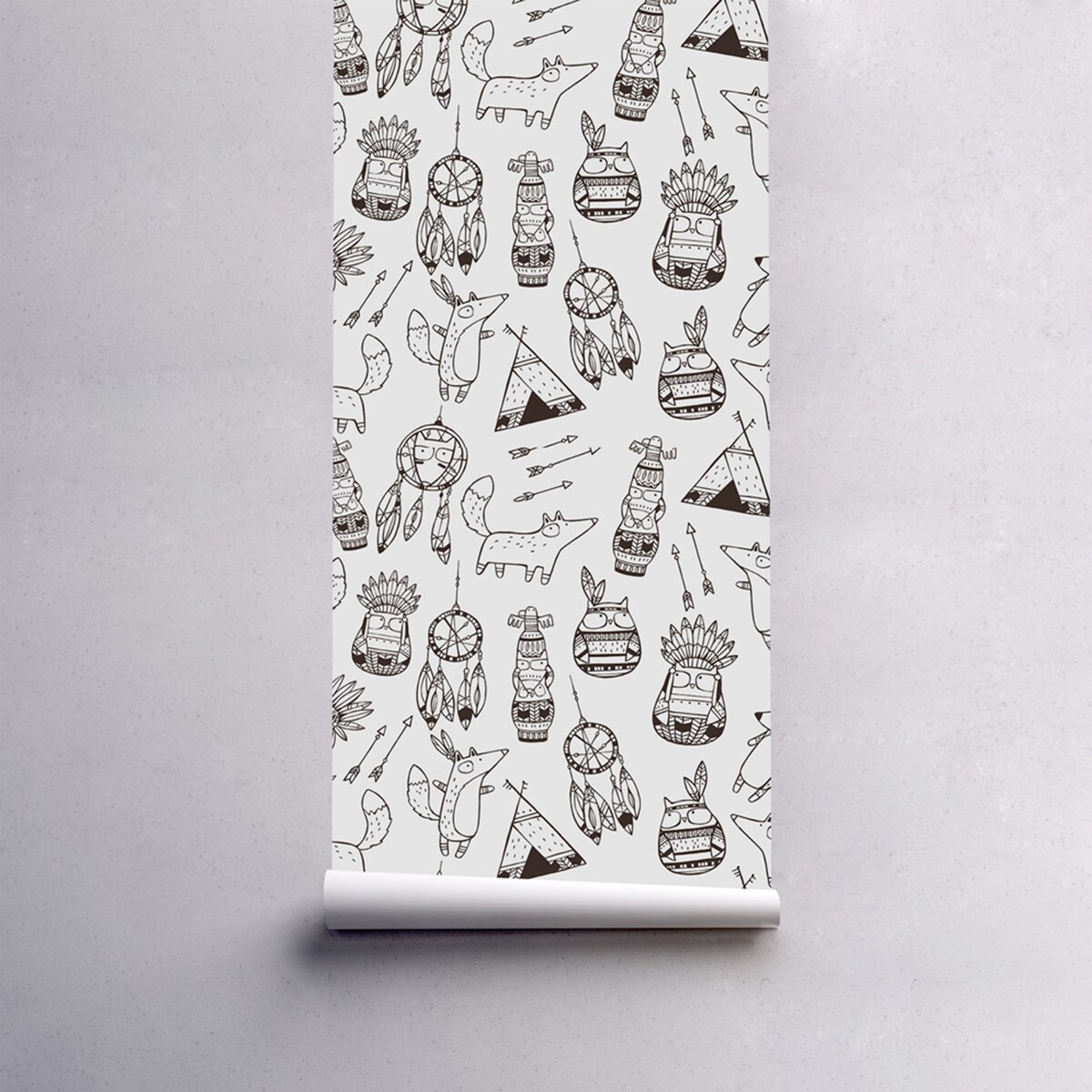 Tapeta Mali indianie, 416x254cm