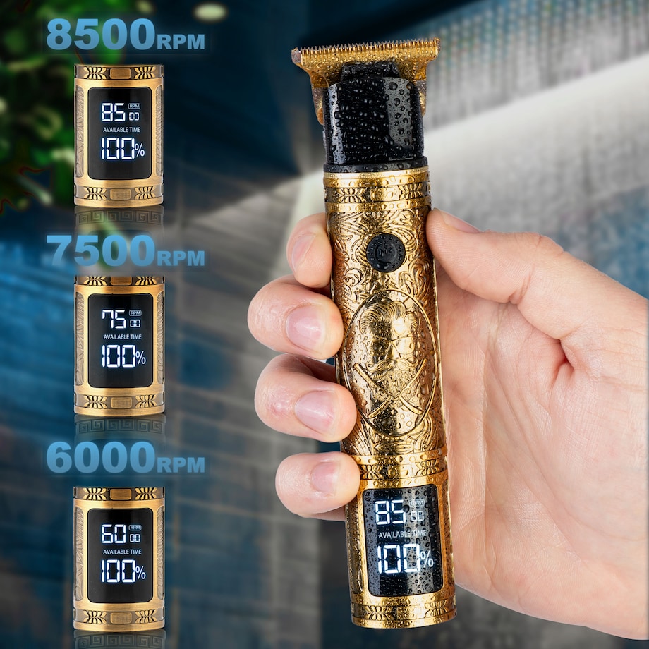 Maszynka do strzyżenia włosów brody Berdsen BD-261 złota Barber