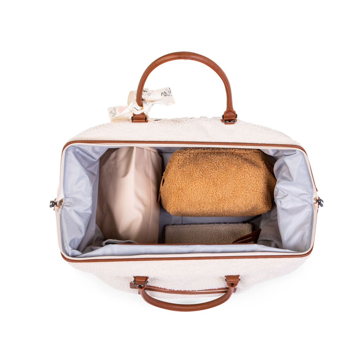 Childhome Torba Mommy Bag Teddy Bear White