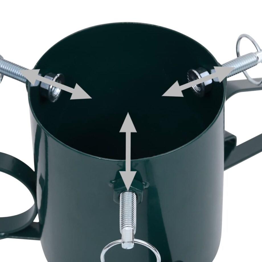 vidaXL Stojak pod choinkę, zielony, 58x58x21 cm