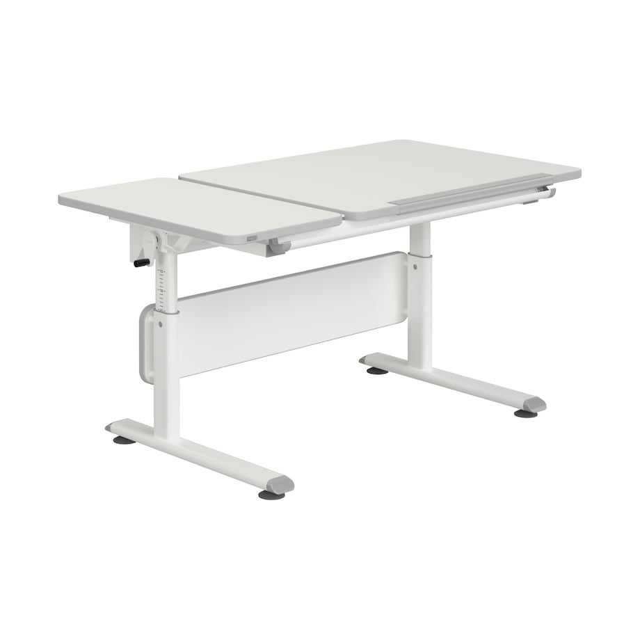 Biurko regulowane PAIDI DIEGO GT 130 cm – kredowa biel / biały