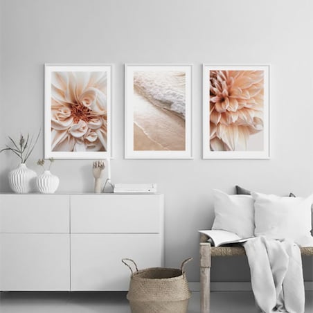 Poster Story, Plakat, Obraz - Biała Plaża, wymiary 60 x 84 cm